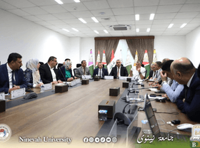 جامعة نينوى تستضيف الاجتماع الثالث للجنة متابعة ملف الأراضي السكنية لمنتسبي الجامعات